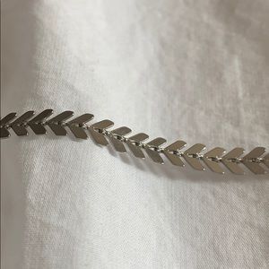 LAST DAY 🌟 LOFT Silver Herringbone Choker